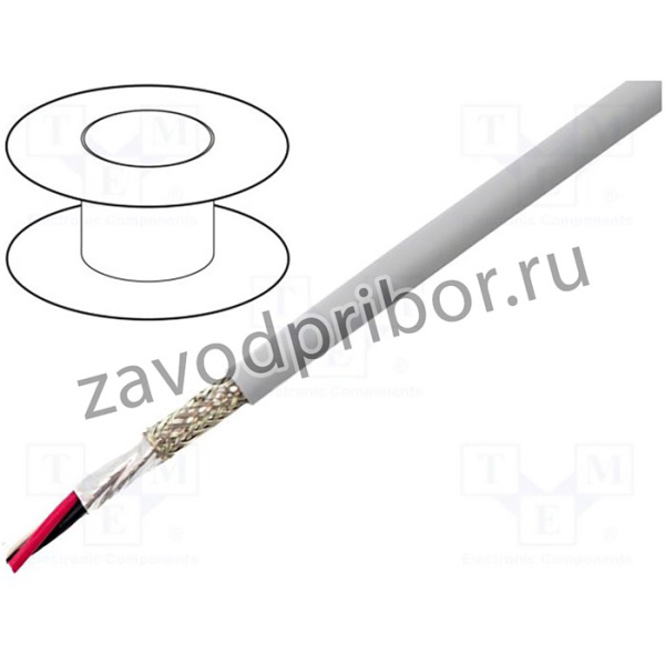 78343-SL005, Провод, EcoCable Mini, 3x20AWG, MPPE, темно-серый, 300В, 30,5м