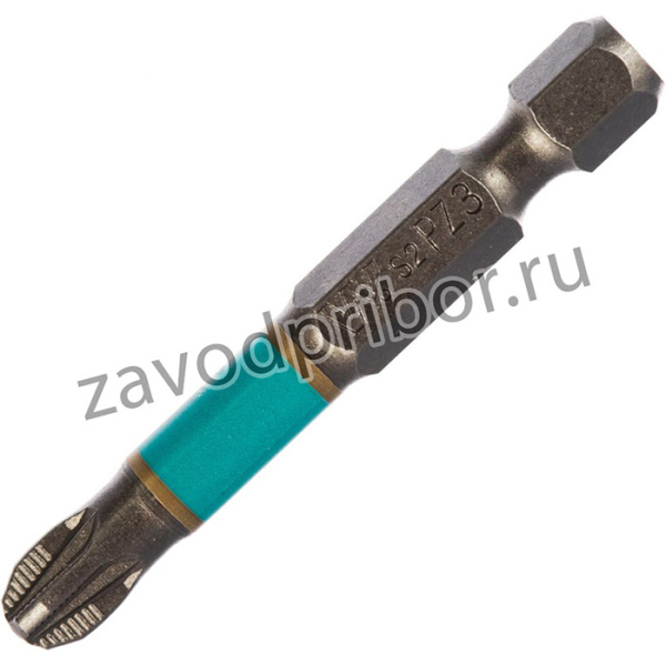 Биты 10 шт. WP, сталь S2, с насечкой, Профи, PZ 3x50 мм 57598