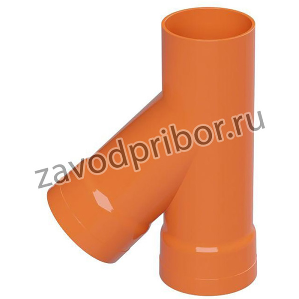 Тройник для гофр. двустен. труб 45град. d160 DKC 019160