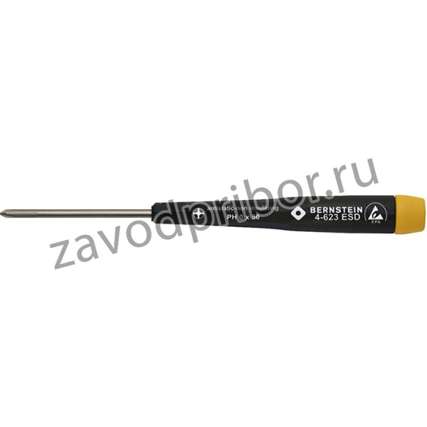 Отвертка 4-623 крест PH0*50 антистатическая BRS