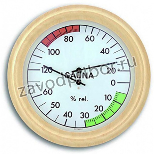 Аналоговый термогигрометр для сауны с деревянной рамой TFA 40.1006