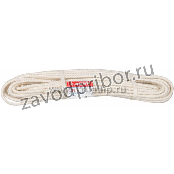 Фал ЗУБР капроновый, d=6,0 мм, 20 м, 650 кгс, 20,5 ктекс