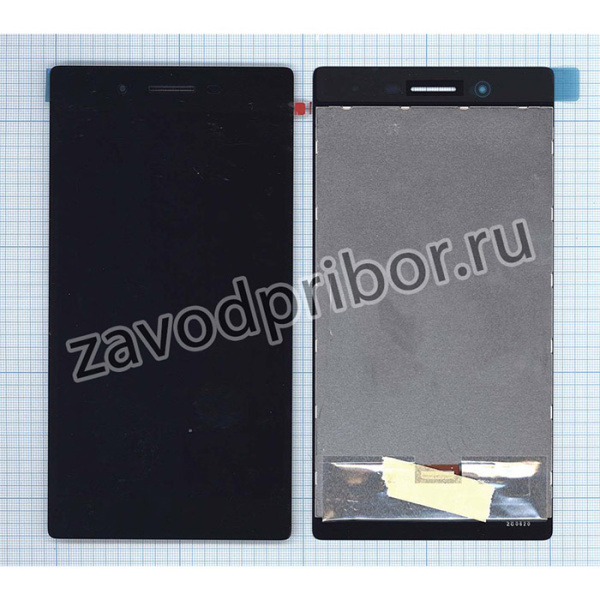 Дисплей (экран) в сборе с тачскрином для Lenovo TAB 3 730X черный