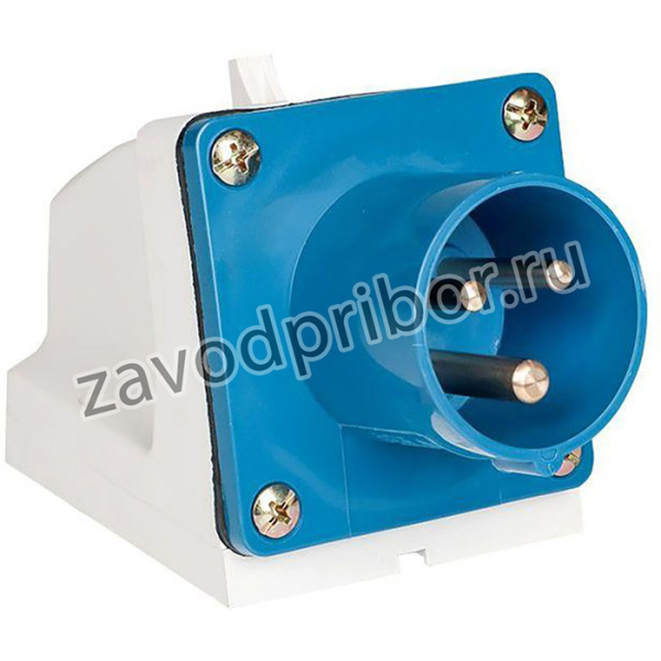 Вилка стационарная 513 16А 2P+PE 220В IP44 EKF ps-513-16-220