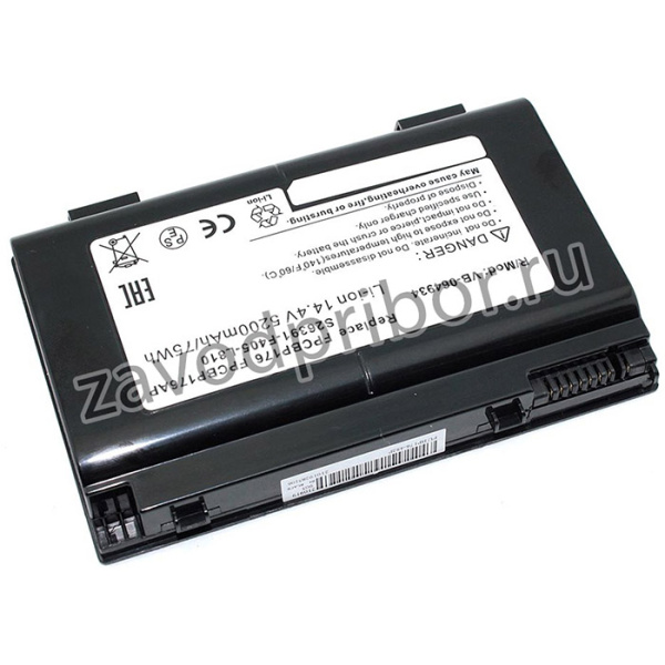 Аккумуляторная батарея для ноутбука Fujitsu LifeBook A1220 14.4V 5200mAh BP176-4S2P OEM черная