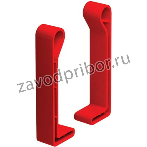 Заглушка торцевая для профиля 100, пластик, красного цвета RAL3020 LS1000 29867