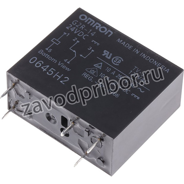 G2R-14-DC24, Реле: электромагнитное, SPDT, Uобмотки: 24ВDC, 8A/250ВAC, 8A/30BDC