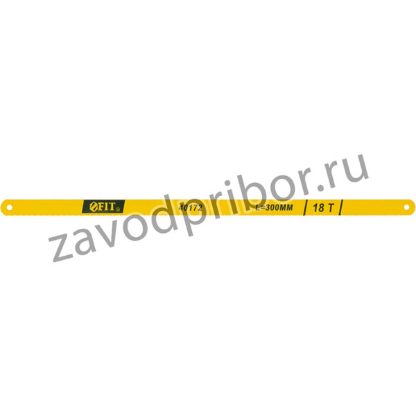 40172, Полотно ножовочное по металлу, легированная сталь, 20 Cr, 300 мм ( 18 TPI )