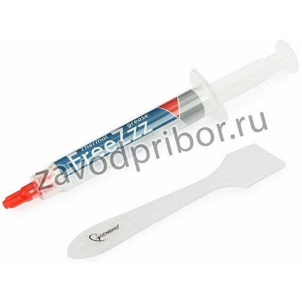 Термо паста Gembird FreeZzz GF-01-3 для радиаторов, 3гр, шприц