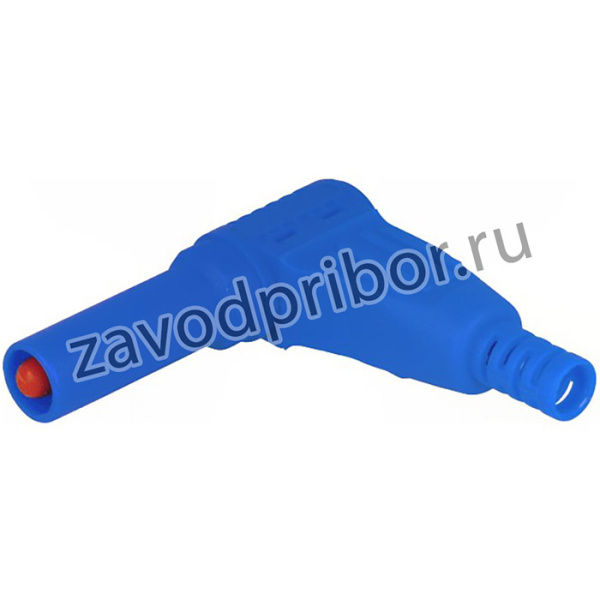 BAP-100-BL, Вилка, "банан" 4 мм, 32А, синий, Покрытие никелированные