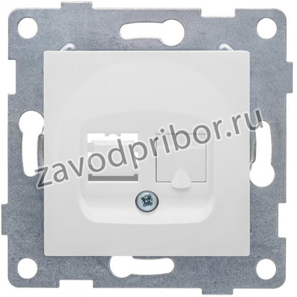 Ugra МЕХ. розетки тел. RJ12, одинарной, СУ, белый С11Т1-001