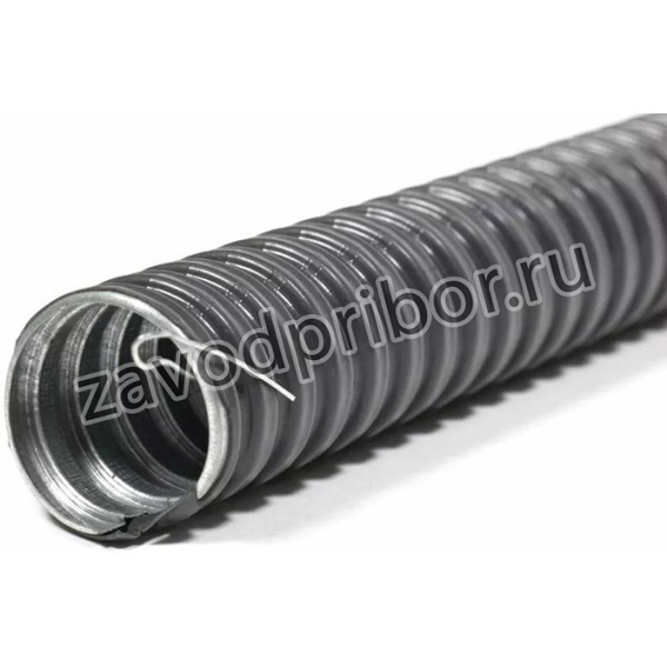 Металлорукав в ПВХ изоляции РЗ-ЦП нг-LS 25 с протяжкой (уп.50м) ГОФРОМАТИК/ЗЭТАРУС zeta44117