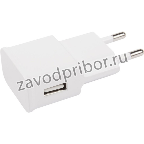 Блок питания (сетевой адаптер) для Samsung 1 USB выход 1А + кабель micro USB, белый, европакет