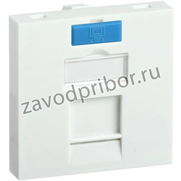 ITK CS6-12M, ITK Вставка 45х45мм для 1 мод. Keystone Jack с маркером