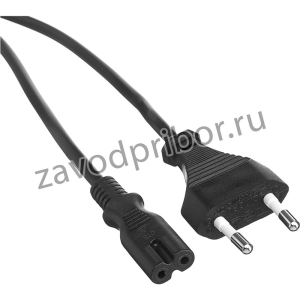 Кабель питания ноутбуков, аудио/видео ExeGate Power PCN-1,8P (Евровилка CEE7/16- C7, VDE-250V-2*0.5mm2, медь, черный, 6A, 1.8м)