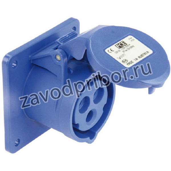 Розетка встраиваемая 32А 230V 1P+N+E IP44 323-6