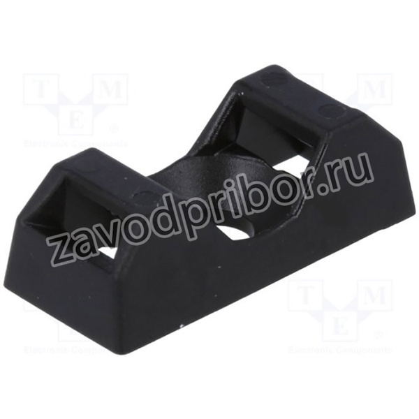 CTQM5-PA66-BK-C1, Площадка под винт, UL94V-2, черный, Шир.стяжки: 5мм, Выс: 6,7мм
