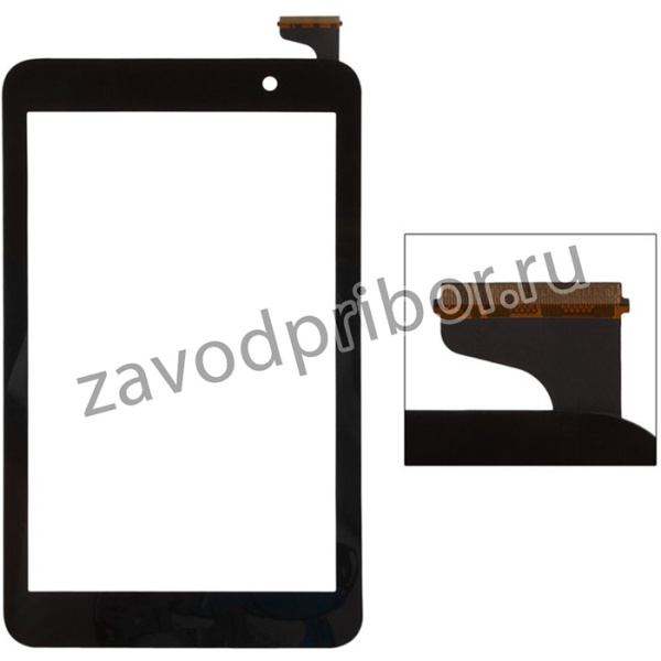 Сенсорное стекло (тачскрин) для Asus MeMo Pad 7 ME176CX черный