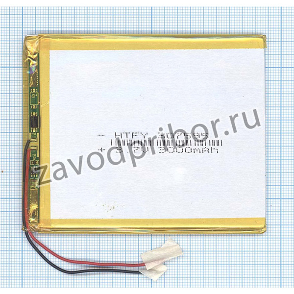 Аккумулятор универсальный 3x75x95 мм 3.8V 3000mAh Li-Pol (2 Pin)