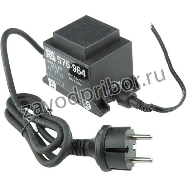 12060, 60W Light Transformer, 230V ac, 12V ac