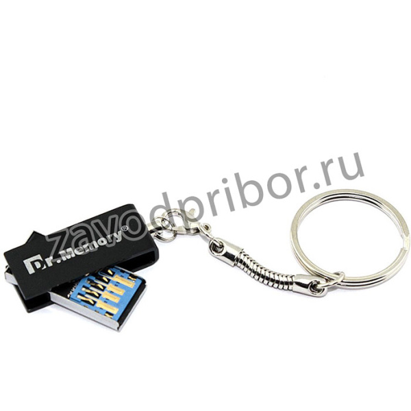Флешка USB Dr. Memory 005 64Гб, USB 3.0, серебристый