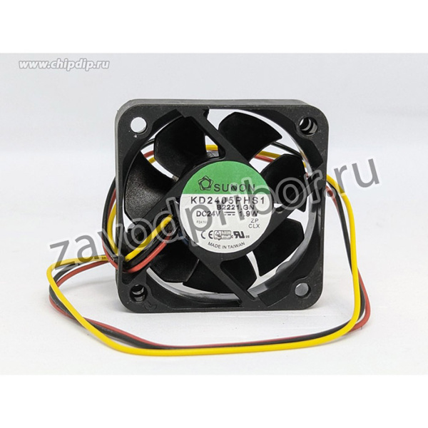 Вентилятор Sunon KD2405PHS1 DC 24v 1.9A 3pin 50x15