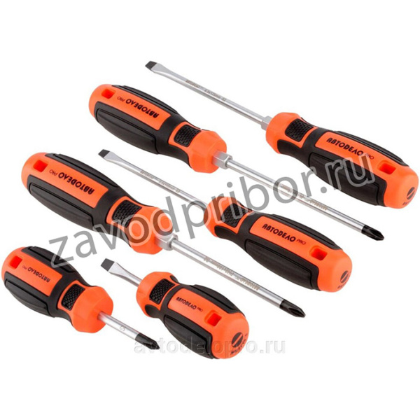 39546, Набор отверток 6пр. Professional АвтоDело 39546
