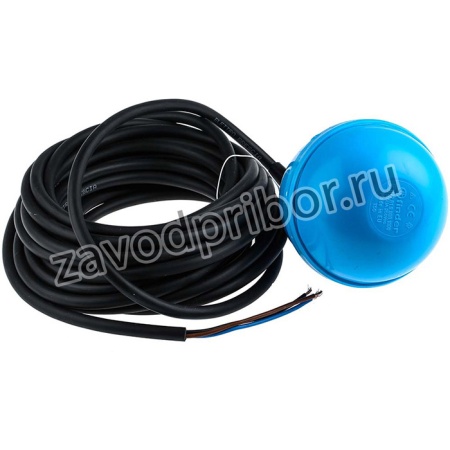 72.B1.0.000.1000, Float Switch 250V Change-Over Contact (CO) 20A 250 VAC Blue Polypropylene (PP) IP68 Cable, 10 m