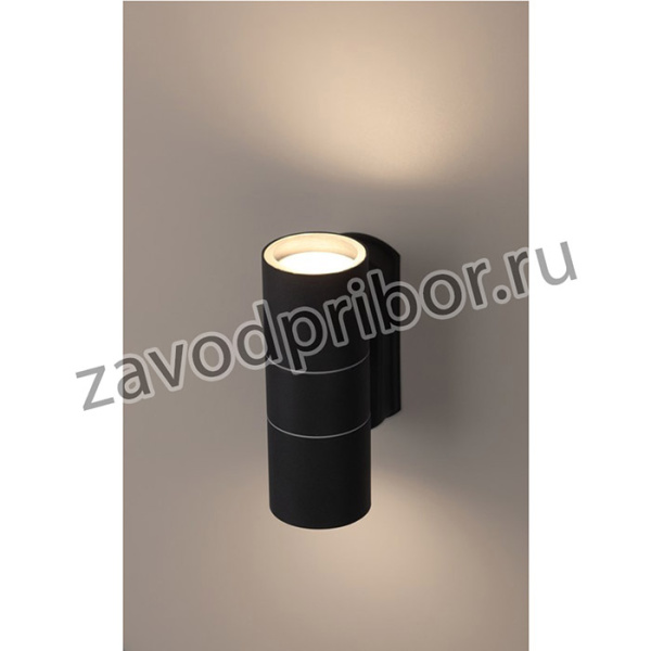 WL28 BK Подсветка ЭРА Декоративная подсветка 2*GU10 MAX35W IP54 черный Б0034634