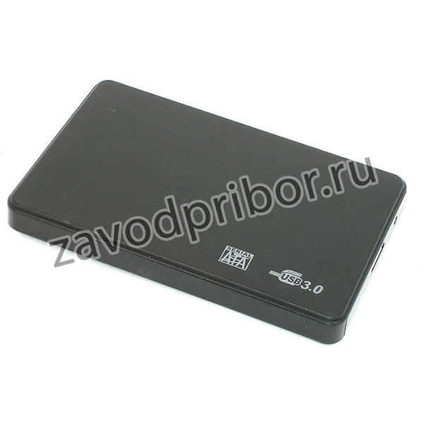 Бокс для жесткого диска 2,5" пластиковый USB 3.0 DM-2508 черный