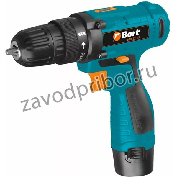 Bort BAB-12LI-P Дрель-шуруповерт аккумуляторная [93412475] { 12 В, 1.3 Ач, 1 Акк, 18 Нм, 550 об/мин, БЗП, 1,4 кг}