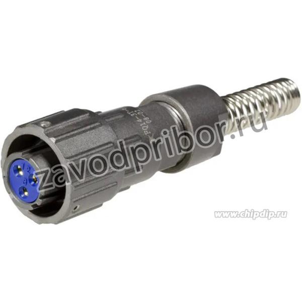 FQ14-3TK-8, Розетка кабельная 3pin d=8мм