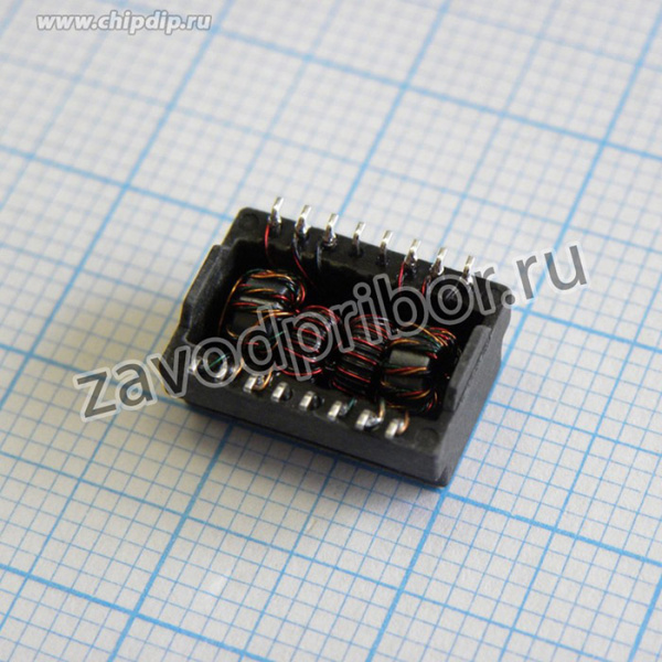 H1102FNLT, Telecom Transformer 2(1:1) 16 Terminal Gull Wing SMD