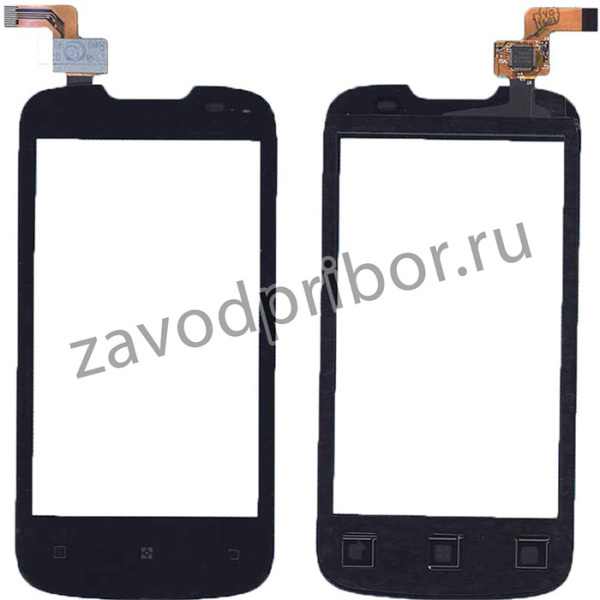 Сенсорное стекло (тачскрин) для Lenovo A690 черное