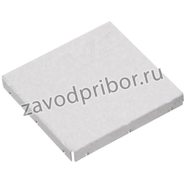 36003250S, Cabinet, EMI Shielding, Square, Tin Plated Steel, 25.46 mm x 25.46 mm x 2 mm, WE-SHC Series