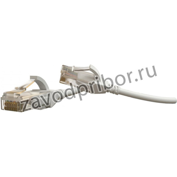 01 Патч-корд Hyperline, U/UTP, категория 6 (100% Fluke Component Tested), 28AWG, LSZH, 5м, белый