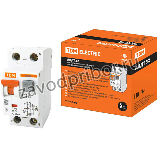 АВДТ 32 C16 30мА TDM
