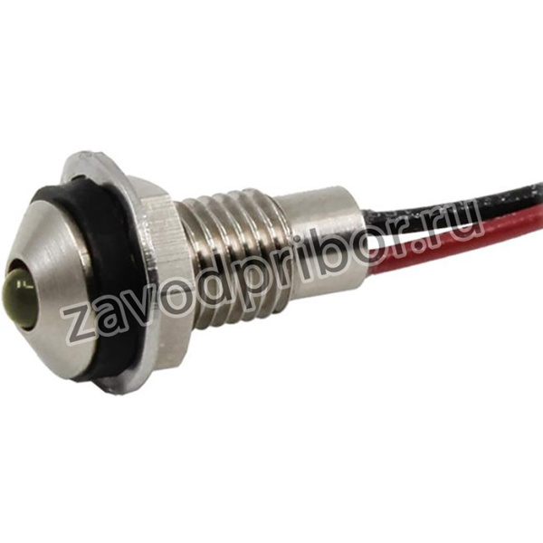 CDLB-1-2701-9923-I, LED PANEL INDICATOR, 6MM, YEL, 28VDC