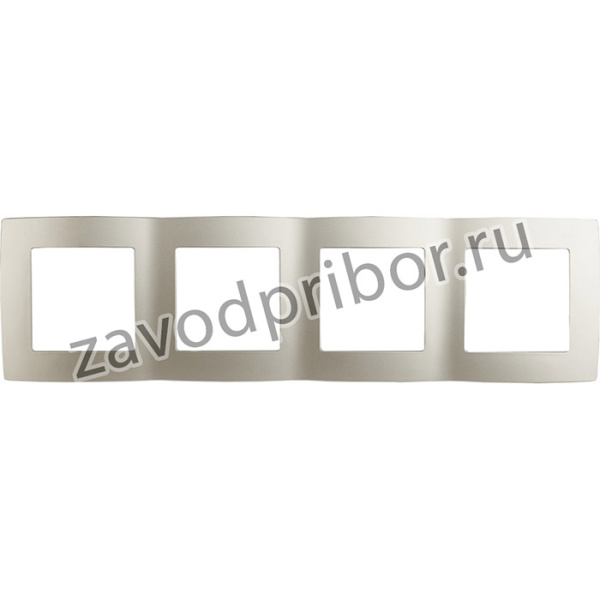 12-5004-15 ЭРА Рамка на 4 поста, Эра12, перламутр Б0019381