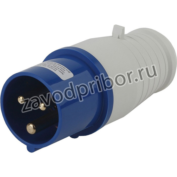Вилка ЭРА V-16-2P-PE-IP44 переносная 013 2Р+РЕ 16А 220В IP44 Б0032849