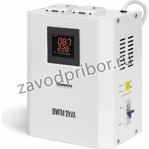 DWTM2KVA, Стабилизатор напряжения настенный DAEWOO DW-TM2kVA