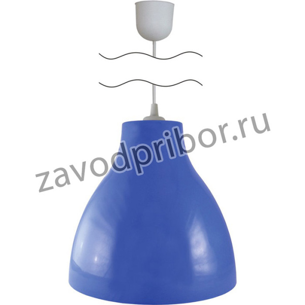 Светильник НСБ 21-60-042 УХЛ4 "Melodi" синий, шнур белый TDM