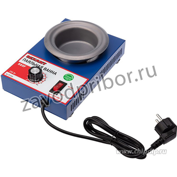 09-9250, Паяльная ванна, модель R80F, 250Вт, _80мм, 200-480 °C, бессвинцовая