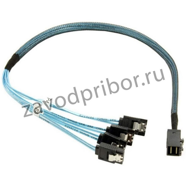 Кабель 26II-1C4307-0175 INT SFF8643-to-4*SATA ( HDmSAS -to- 4*SATA internal cable) 75cm (аналог арт.50984, LSI00410, LSI00409, 2279800-R)
