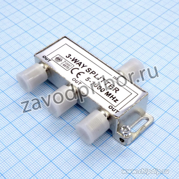 Разветвитель SPLITTER 3-TV Premier, (c F-разъемами 4-823FC/2773), Разветвитель SPLITTER 3-TV Premier