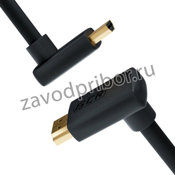 GCR-52310, GCR Кабель 2.0m HDMI 2.0, M верхний угол /M верхний угол, черный, HDR 4:2:2, Ultra HD, 4K 60 fps 60H