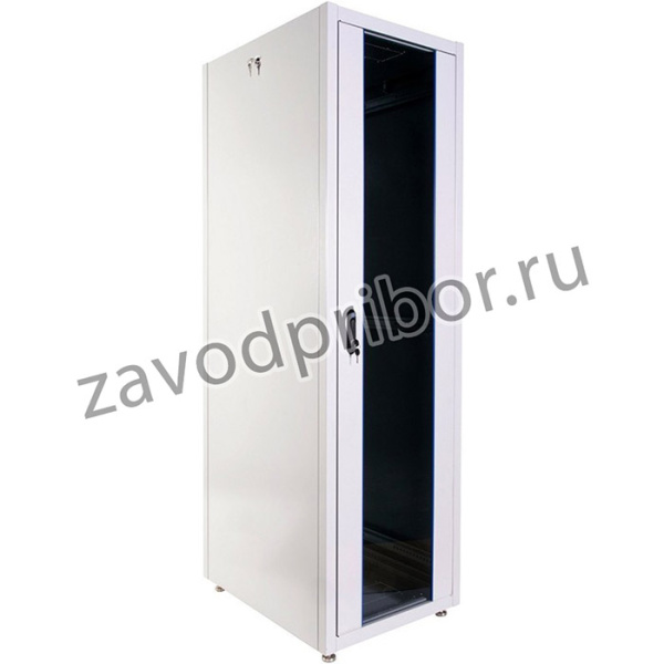 ЦМО Шкаф телекоммуникационный напольный ЭКОНОМ 42U (600 х 800) дверь стекло, дверь металл ШТК-Э-42.6.8-13АА