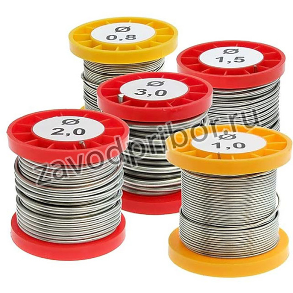 Sn62Pb36Ag2.0 d=3.0мм 200гр.Катушка