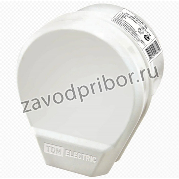 SQ1812-0003, Разъём TDM РШ-ВШ 32А 250В 2Р+РЕ открытая установка белый
