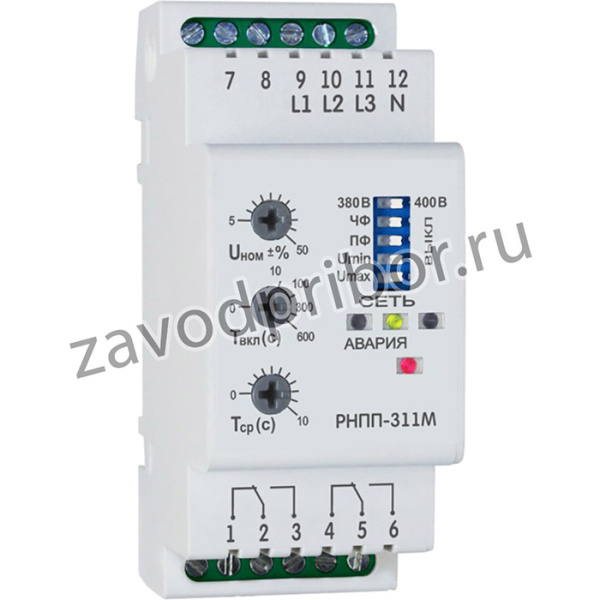 Реле напряжения OptiDin РНПП 311М УХЛ3.1 КЭАЗ 114060